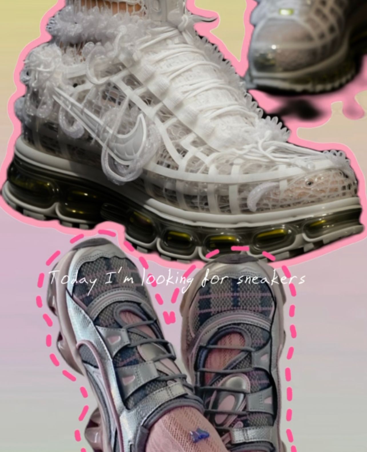 Can I thrift sneakers inspired by thrift hysteric glamour Tokyo x